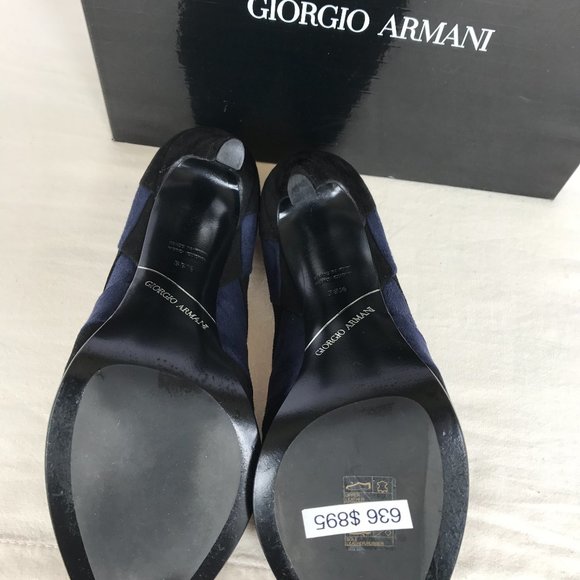 Giorgio Armani Shoes Made in Italy Sz 38.5 - Picture 6 of 7